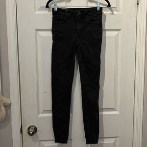 American Eagle super high rise‎ next level stretch jeggings (regular length)